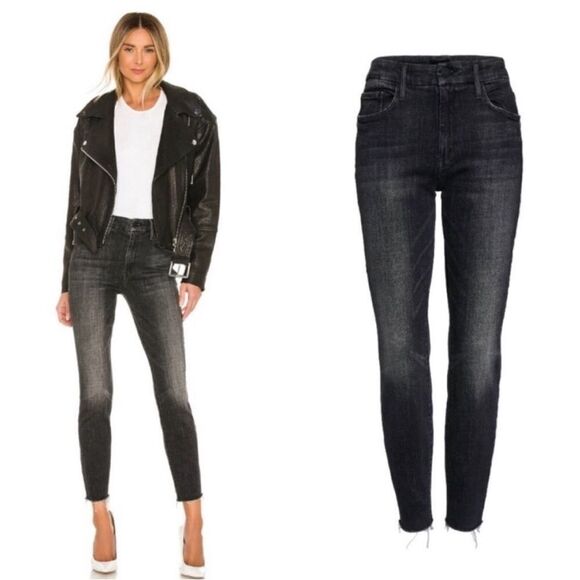 Mother The Looker Ankle Fray Jeans in Stargazing sz 26 - Picture 1 of 10
